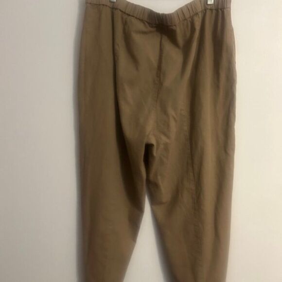 Eileen Fisher Tan side zip ankle pants, size XL - Picture 2 of 4